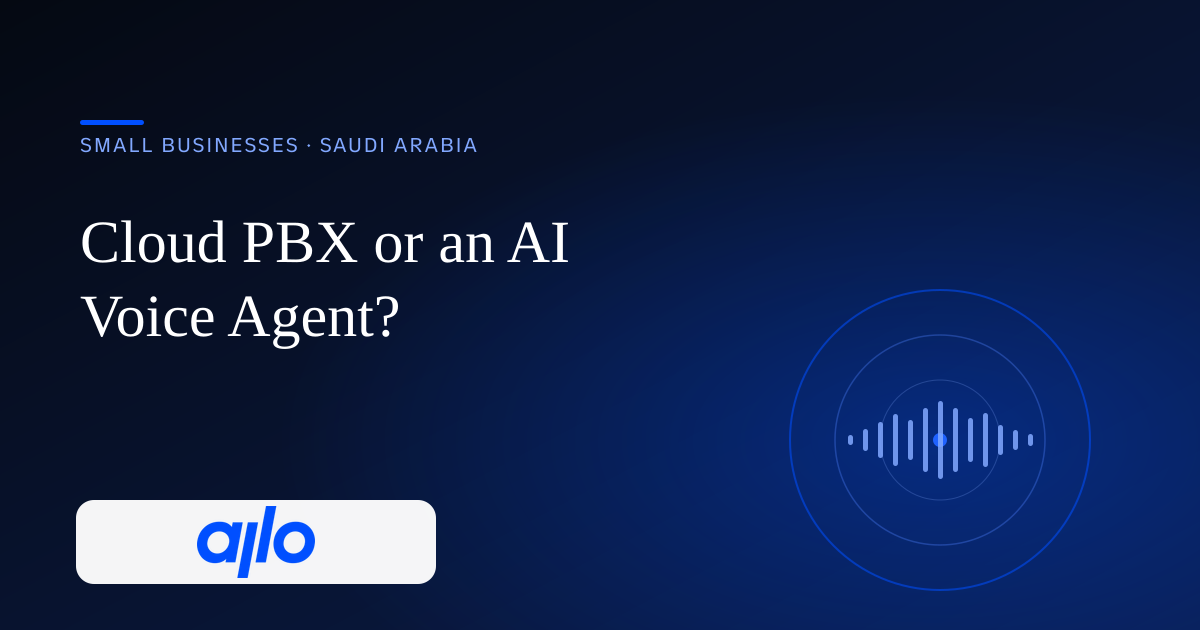 Cloud PBX or an AI voice agent? A guide for Saudi small businesses from Modern Intelligent Solutions